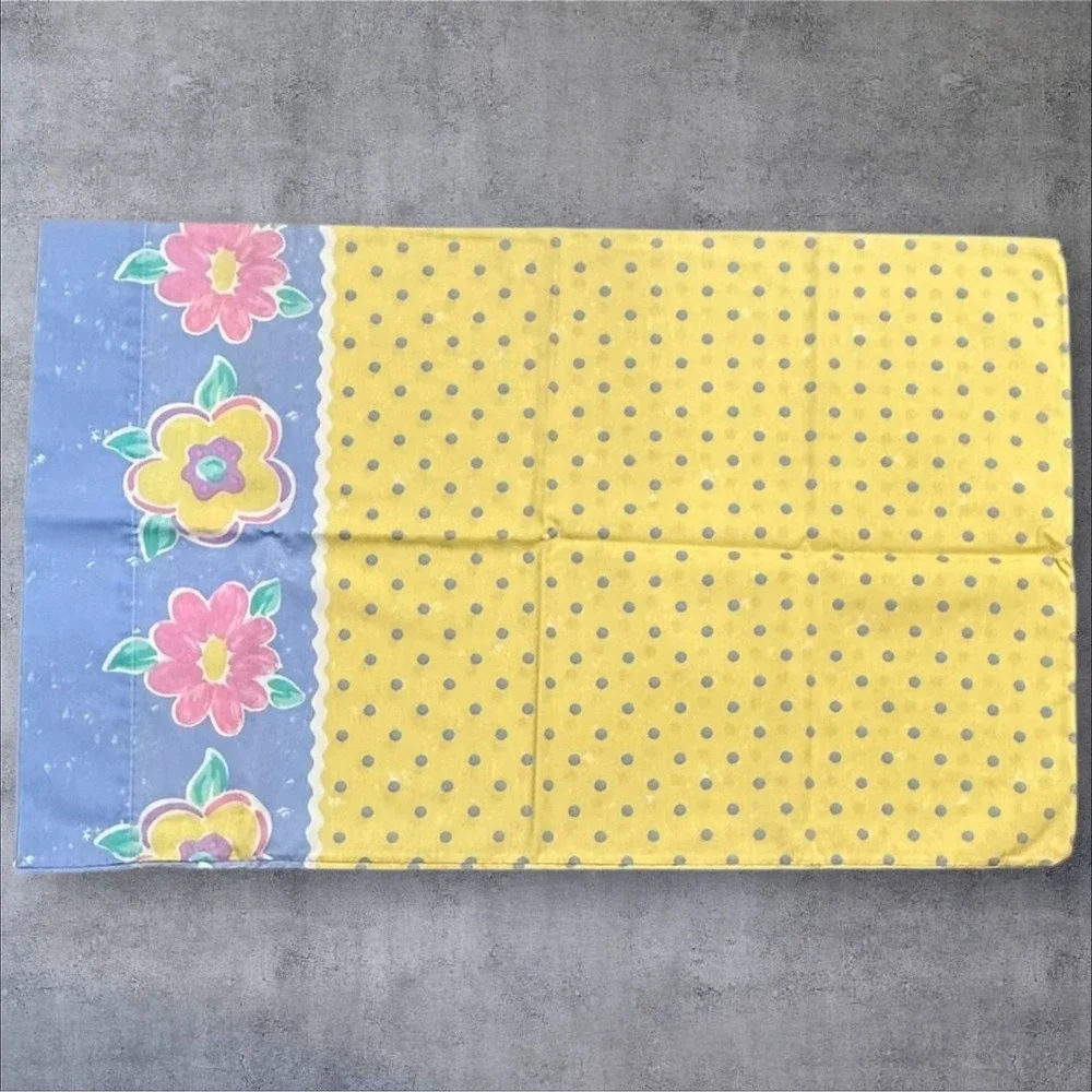 Vintage Dan Rivers Bibb Company Twin Flat Sheet And Standard‎ Pillow Case